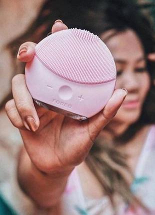 Електронна щітка для чищення обличчя foreo luna mini 2- масажер форео