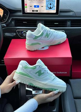 🔥жіночі кросівки new balance 550 white green new/женские кроссовки7 фото