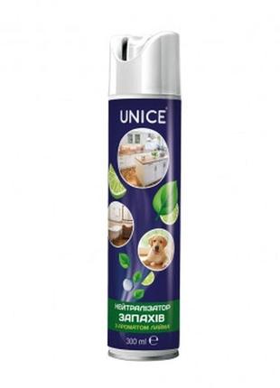 Нейтралізатор запахів з ароматом лайму unice, 300 мл