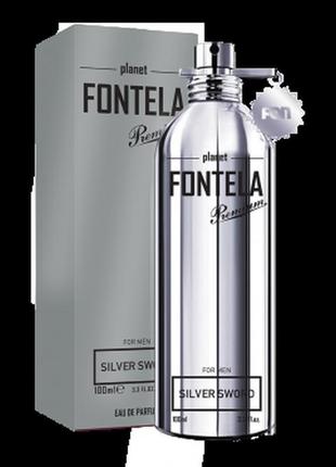 Чоловіча парфумована вода fontela edp for men silver sword, 100 мл