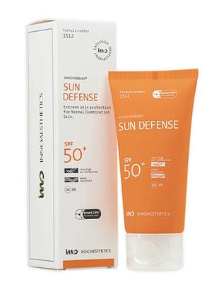 Innoaesthetics sun defense spf 50+ солнцезащитный крем для лица, 60 мл