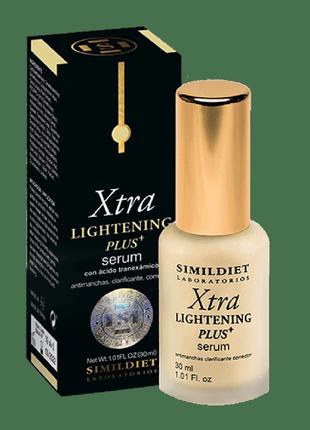 Осветляющая сыворотка simildiet lightening plus serum xtra, 30 мл1 фото