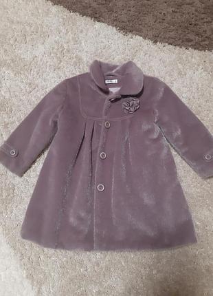 Пальтечко на дівчинку 98 см