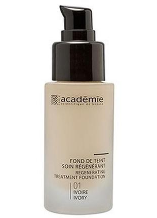 Регенеруюча тональна основа тон 01 / academie regenerating treatment foundation 1 ivory, 30ml