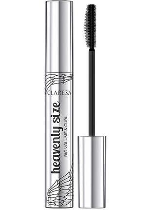 Подовжуюча туш для вій - claresa heavenly size mascara, 10 г