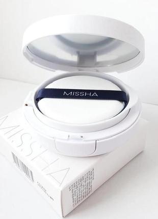 Увлажняющая тональная основа кушон - missha magic cushion moist up spf 50+ pa+++, №23, 15 г1 фото