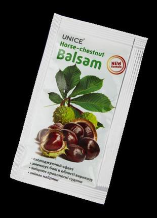 Саше массажный гель-бальзам с конским каштаном, 15 мл