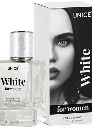 Жіноча парфумована вода unice white, 50 мл