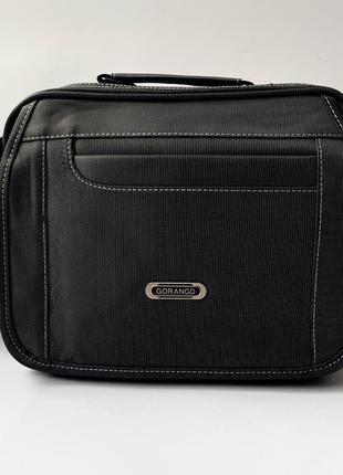 Мужская сумка через плечо gorangd текстильная на два отдела