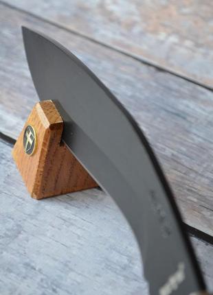 Нож нескладной кукри сокол 2, туристический и хозяйственно-бытовой инструмент, с чехлом в комплекте4 фото