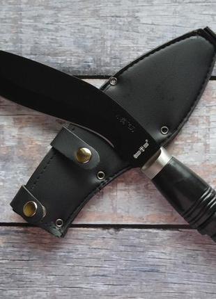 Ніж нескладний кукрі сокіл 2, туристичний та господарсько-побутовий інструмент, з чохлом в комплекті