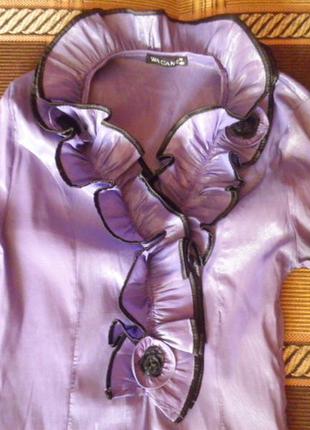 Блузка фиолетовая1 фото