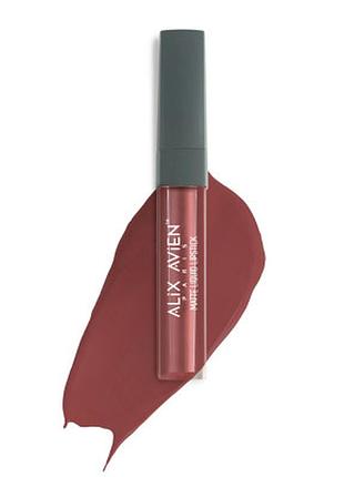 Рідка матова помада для губ alix avien, 504 spicy terracotta, 3 мл