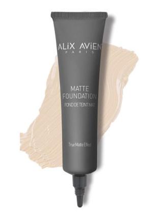 Матуючий тональний крем alix avien, 401 soft ivory, 40 мл