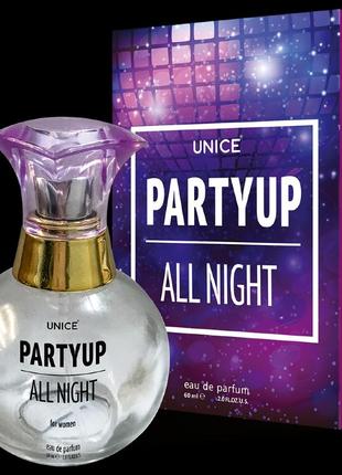 Парфюмерная вода all night unice, 60ml1 фото