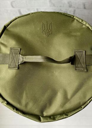 Сумка баул рюкзак дорожная армейская для вещей военная 128 литров прочная водонепроницаемая хаки олива3 фото