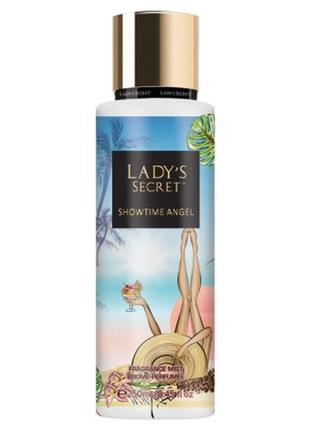 Жіночий парфумований спрей-міст для тіла lady's secret showtime angel, 250 мл