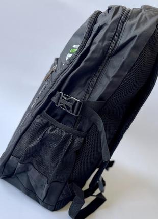Чоловічий рюкзак чорний спортивний якісний молодіжний повсякденний зручний вмістимий3 фото