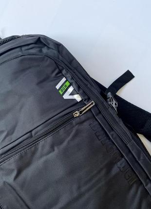 Чоловічий рюкзак чорний спортивний якісний молодіжний повсякденний зручний вмістимий5 фото