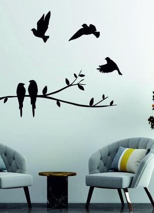 Декоративное настенное панно «птички», декор на стену3 фото