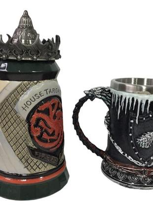 Подарунковий набір гуртка game of thrones house targaryen fire and blood гра престолів і зима близько winter