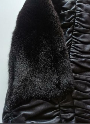 Натуральная кожаная куртка норка5 фото