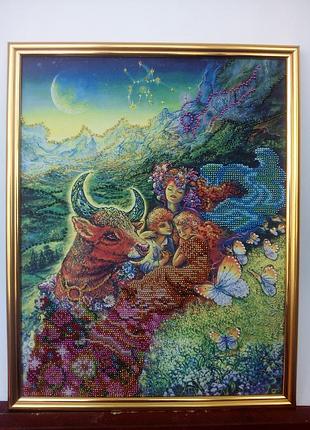 Знак зодиака телец 38*30.5