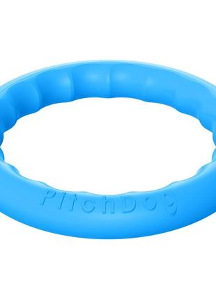 Pitchdog (пітчдог) - кільце іграшка для собак, блакитний2 фото