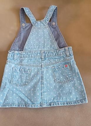 Джинсовый комбинезон kiabi