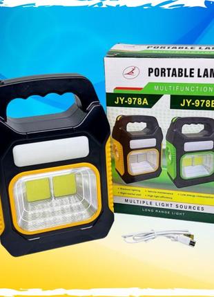 Фонарь, лампа. прожектор аккумуляторный с солнечной панелью, power bank.