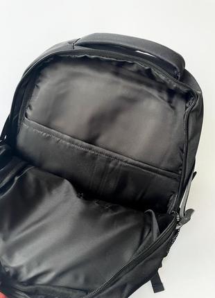 Рюкзак чоловічий чорний для ноутбука міцний водонепроникний молодіжний спортивний10 фото