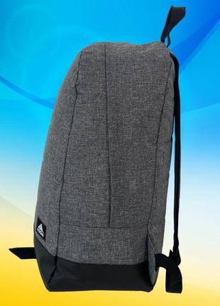 Рюкзак adidas air матрац сірий. рюкзак адідас, адидас. унісекс. шкільний, міський4 фото