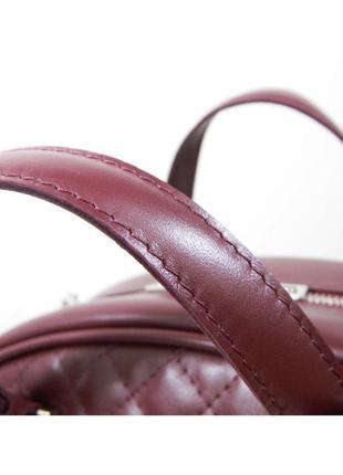 Бордовая женская сумка balle svitlana zubko арт. s14192 фото