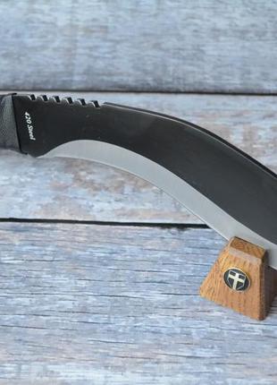 Нож кукри сокол 3, классифицируется как туристический и хозяйственно-бытовой инструмент, с чехлом в комплекте2 фото