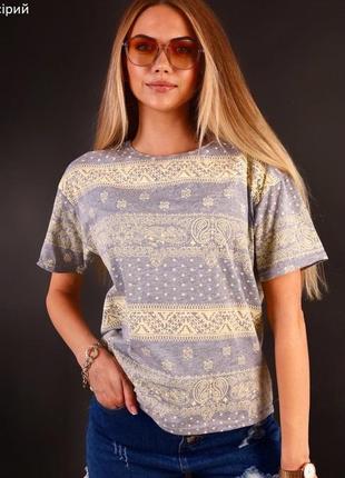 Женская футболка oversized