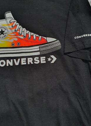 Шикарная футболка converse  на 10-12 лет рост 140-152 см2 фото