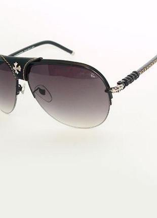 Очки chrome hearts ssl xykcher black black1 фото