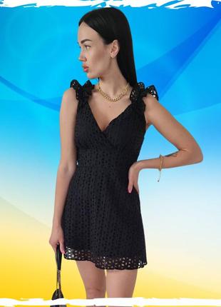 Женское платье черное bon bon. платье универсальное. s