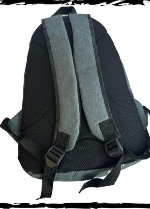 Рюкзак puma сірий, пума. вмісткий рюкзак, брендовий, солідний. 2 відділення. унісекс4 фото