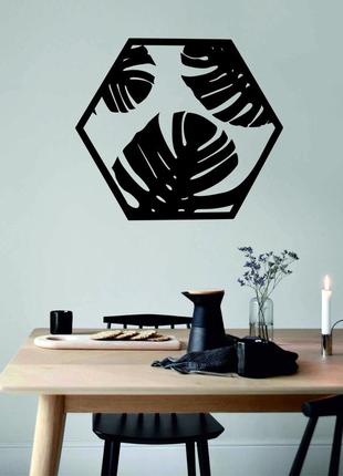 Декоративне настінне панно «листя пальми»  декор на стіну