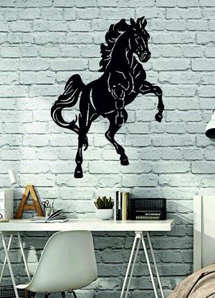Декоративне настінне панно «кінь», декор на стіну2 фото