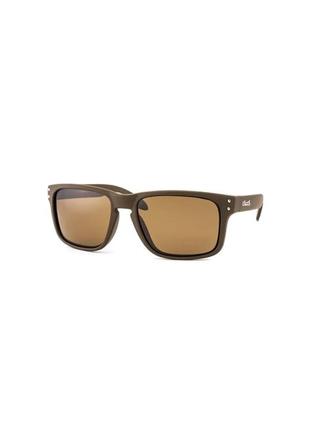 Мужские очки поляризованные солнечные брендовые актуальные модные в металлической оправе1 фото