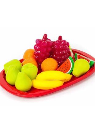 Іграшка фрукти,овочі на підносі оріон 379в2