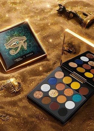 Палетка тіней для повік zeesea x the british museum enchanting egypt eyeshadow palette 01 око гора