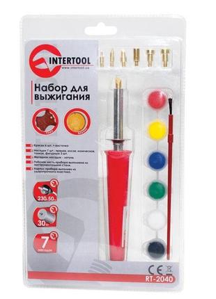 Набор для выжигания intertool rt-2040