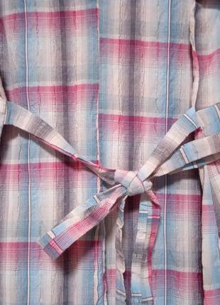 Рубашка туника клетка