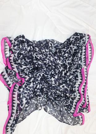 Шикарний тонкий великий палантин хустка шарф англія