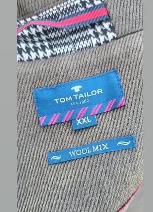 Мужское шерстяное пальто tom tailor4 фото