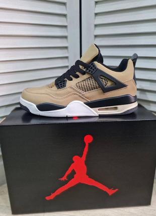 Кроссовки мужские nike jordan 4 fissil mushroom