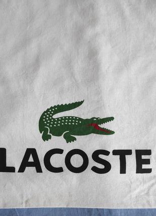 Lacoste великий бавовняний пильник , мішечок 49х51 см.2 фото